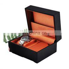 Factory Supply Luxury Custom Leather Wooden Display Watch Box Organizer Gift Packaging Watch Box thumbnail-1