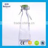 500ml Airtight Glass Milk Bottle Empty Clear Glass Beverage Bottle With Swing Top thumbnail-4