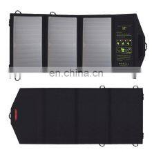 Outdoor Waterproof Folding Solar Panel 21W USB Portable Foldable Solar Panel For Camping thumbnail-1
