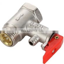 Electric or Solar Water Heater Brass Safety Valve 1/2\