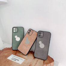 2d Sublimation Cartoon Mickey Leather Pressing TPU for Iphone 14 Pro Max Mobile Phone Case 11 For Apple 7/8/13/12 Skin Case