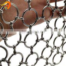 China Supply 316 Stainless Steel Chainmail Ring Mesh Curtain thumbnail-3