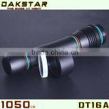 DAKSTAR DT16A CREE XML T6 1050LM 26650/18650 Aluminum Rechargeable Superbright IPX8 LED Diving Light Scuba Torch