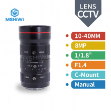 8.0MP 10-40mm Zoom Lens 1/1.8