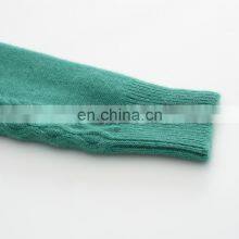 Women's Casual Winter Cashmere Turtleneck Sweaters Custom Rib Knitted Mock Neck Jumper Solid Pattern Pullovers With OEM Service thumbnail-6