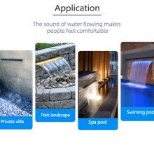 Swimming Pool Waterfall Wall Water Fountain Decoration Sheer Acrylic thumbnail-3