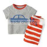 2016 Foreign Trade Baby Boy Cloth Cute Boy 12M-4Y Summer Harlen Outfits Cloth Sets Pure Cotton Shirt+Shorts Clothing Suits Sets thumbnail-4