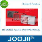 Portable DAB+/DAB/FM Radio With Bluetooth And LCD Display, Alarm Clock Radio With USB SD TF Card thumbnail-2