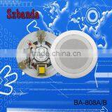3-10W 90dB PA System Ceiling Speaker BA-808A/B Public Address System /Metal thumbnail-1