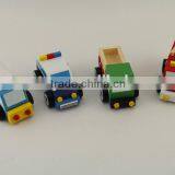 Wooden Ambulance Toy,wooden Police Toy, Wooden Toy Trucks and Cars thumbnail-1