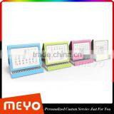 Desktop Stand Calendar,Cheap Blue Pen Yearly Monthy 2016 Calendar