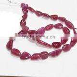 Super Finest Quality Natural Pink Ruby Tumble Shape Beads 6X10MM-10X22MM Approx 16''Inch