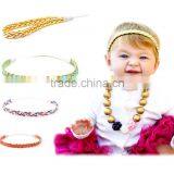 Hot-sales Kids Large Gold Cross Headband Baby Hair Accessory Baby Gold Hair Band Wh-1835 thumbnail-1