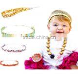 Hot-sales kids large gold cross headband baby hair accessory baby gold hair band wh-1835