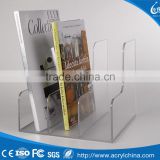 Acryli File Sorter Acrylic Filing Cabinet Stationery Product Acrylic Book Shelf Book Stand
