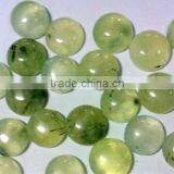 15mm Round Prehnite Gemstone Cabochons