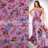 Factory Direct Sale Fabric Printing 100 Polyester Flower Printed Fabric Polyester Printed Fabric