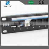 1U 24 Port Wall Rack Mount Cat6 Patch Panel thumbnail-5