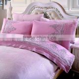 Lace bed sheets 8pcs duvet cover sets