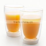 double wall glass tea cup double wall glass thermos cup