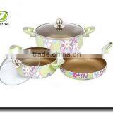China Dinnerware Set Kithcen Appliance Fry Pan and Stockpot Colorful Dinnerware Sets thumbnail-3