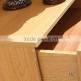 Light Brown General Use Monza Two Drawer Bedside Cabinet thumbnail-3