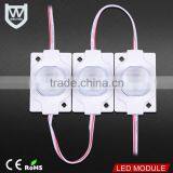 Super Bright White Color Signs Lighting 160 Degrees With Lens 1LED 1.5W Power High Power DC12V Led Module for Bus/car