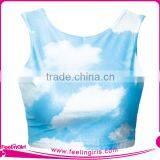 Cheap Good Quality Wholesale Plain Sexy Girls Cool Summer Tank Tops thumbnail-3