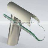 single handle glass waterfall lavabo basin mixer