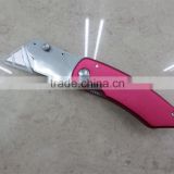 High quality retractable steel material utility knife