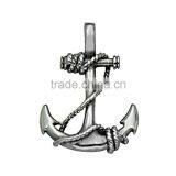 Kindy Jewelry New Design JCN0322 Stainless Steel Vintage Anchor Necklace Pendant thumbnail-2