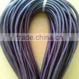 Faux or Genuine Sheepskin Leather Stitched String in 5.0 mm thumbnail-1