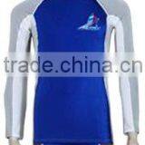 Fashion lycra rash guard for scuba diving