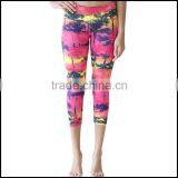 Print Knitted Leggings and Multi Colored Leggings or Tight Woman Jogging Pants Yoga Pants