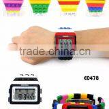 Touch Screen Digital Watches Silicon Watches New Colors and Model Customized Logo Led Watch