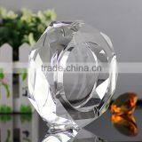 Hot Sale Round Shape Promotional Crystal Glass Ashtray thumbnail-3