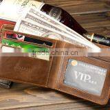 (ZY-W5639)genuine Leather Wallet Handmade Men Leather Wallets