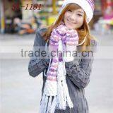 Hand Knitted Hat Scarf Glove Set