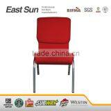 Upholstered Stackable Steel Fabric Conference Church Chair on Sale thumbnail-5