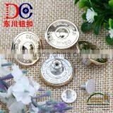 2016 20mm Shiny Gold Metal Custom Enboss Button for Denim thumbnail-2