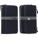 Unique Zipper Strap Belt Slots Wallet Leather Case for Iphone 6/6S/For Iphone 6S Plus thumbnail-1