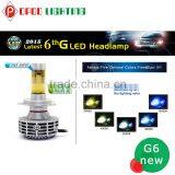 Super Bright 6th DIY Color 3000LM H7 Led Motorcycle Headlight