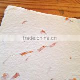 flower mottled handmade drawing papers for artisans, arts and crafts, drawing, painting, sketching, oil painting