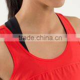 Wholesale 95% Cotton 5% Spandex Red Sexy Ladies Tanktop thumbnail-6