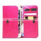 Wrislet Bag Clutch Wallet Case Cover Skin Card Cash Slot Pouch For Lenovo A808 thumbnail-2