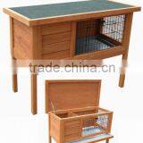 LEAFFY-Wooden With Asphalt Roof Rabbit House thumbnail-1