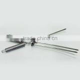 Steel tube handle bbq skewers set