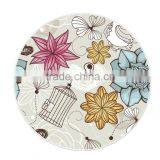 PP Paper Pattern Rotating Tempered Glass Turntable