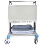 Hospital Functional Metal Frame Clinic Nursing Trolley On Sale thumbnail-2