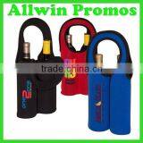 Logo Printed Neoprene Bottle Wine Tote Bag thumbnail-3